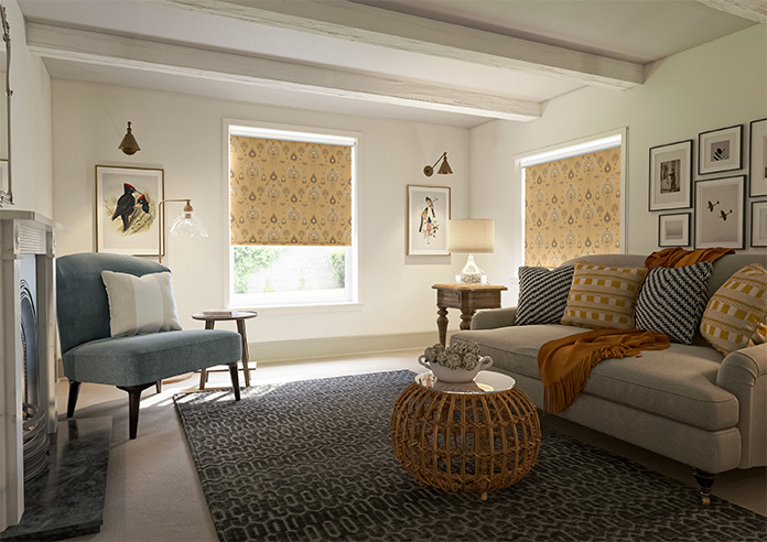 Tangier, Vintage Yellow - Twist&Fit Roller Blind - Image 7